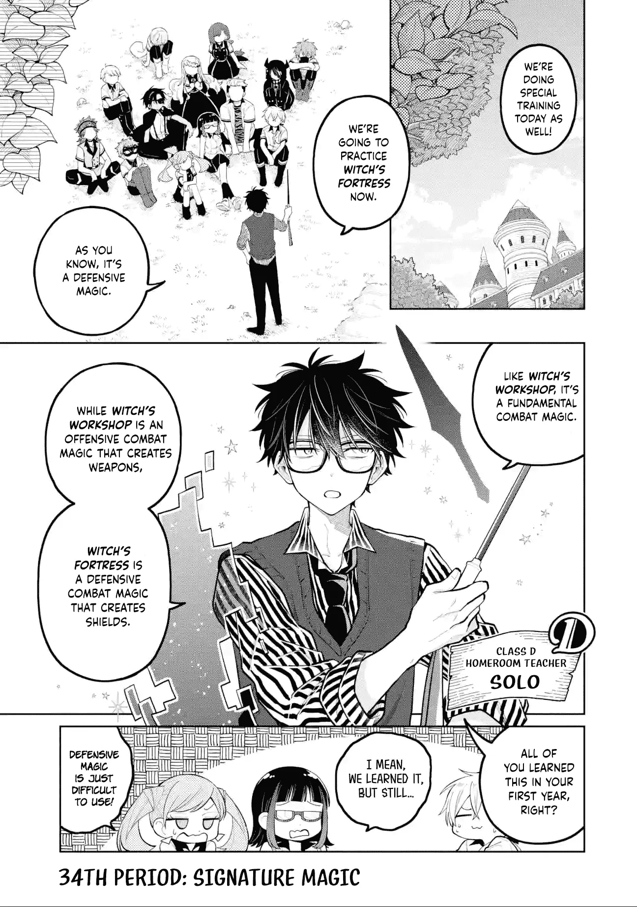 Sensei! Bokutachi Ga Sekai Wo Horoboshimasu. - Chapter 34: Thirty-Fourth Period: Signature Magic