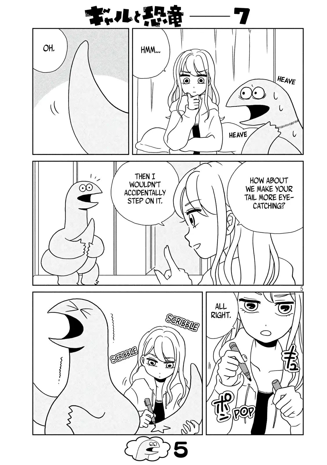 Gyaru And Dinosaur - Vol.1 Chapter 7: Not The Tail