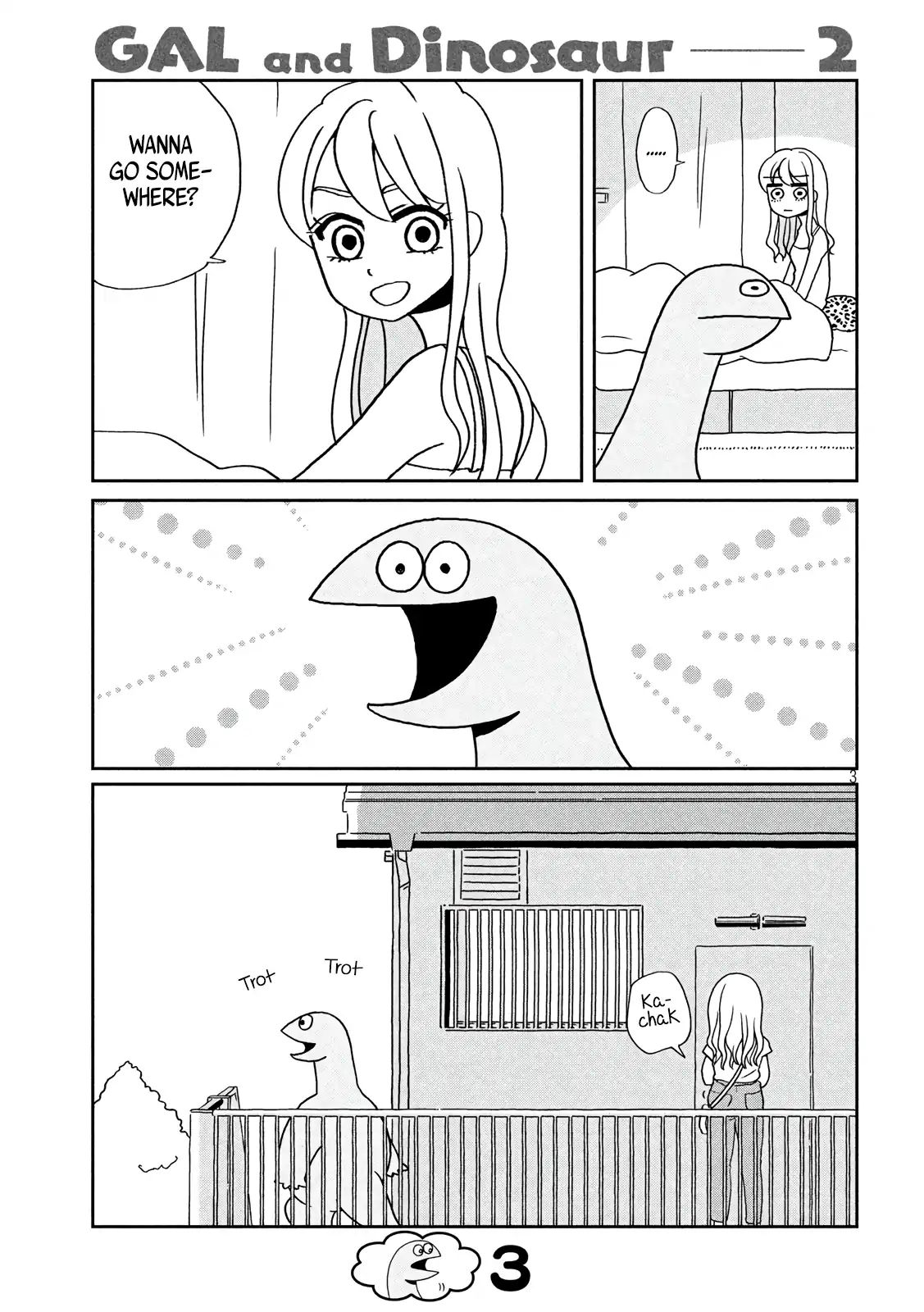 Gyaru And Dinosaur - Vol.1 Chapter 2: There S A Cat