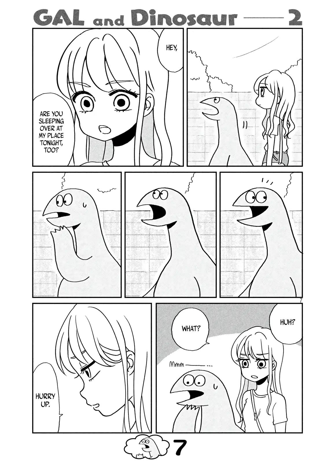 Gyaru And Dinosaur - Vol.1 Chapter 2: There S A Cat