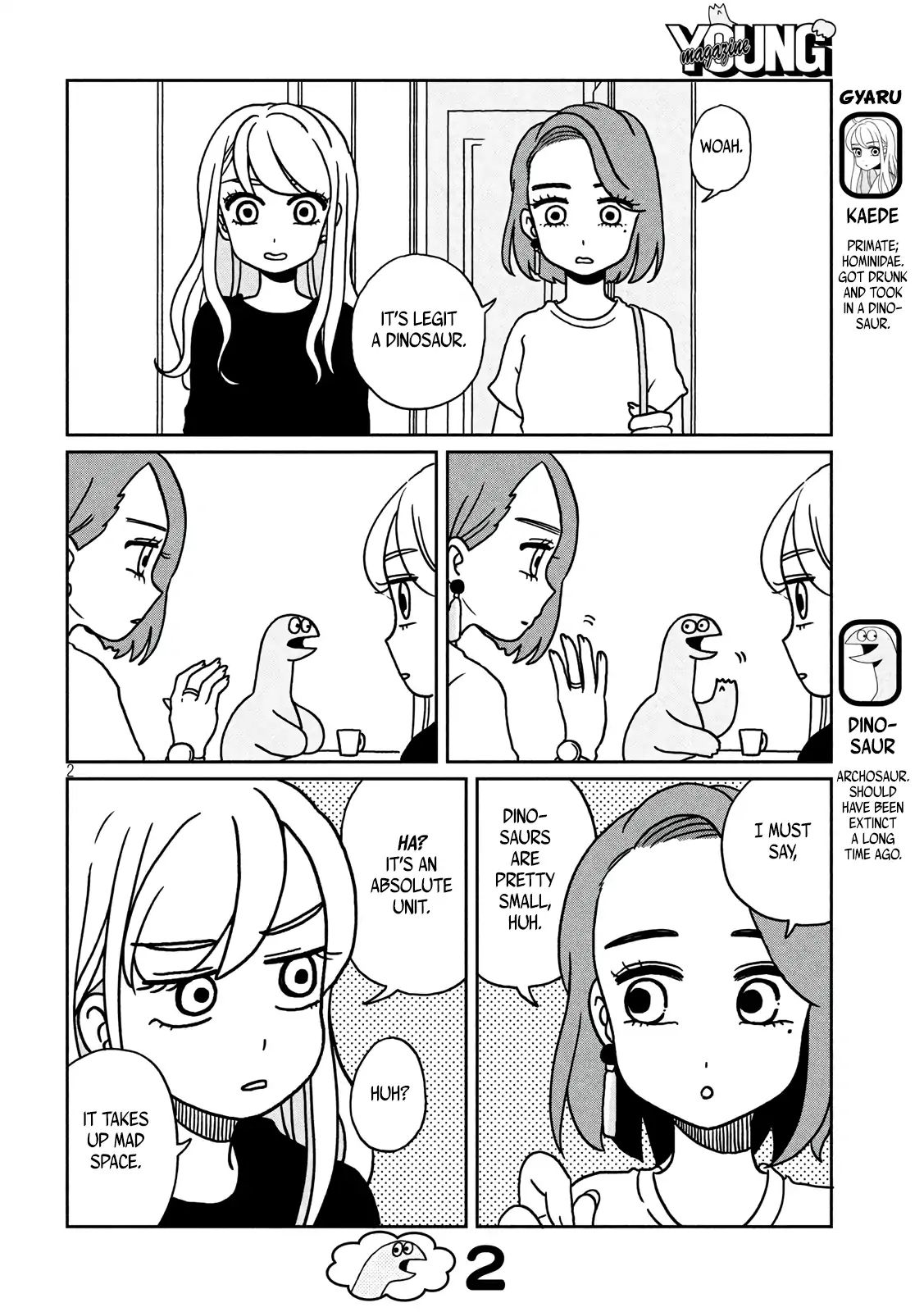 Gyaru And Dinosaur - Vol.1 Chapter 3: A Friend Is Coming