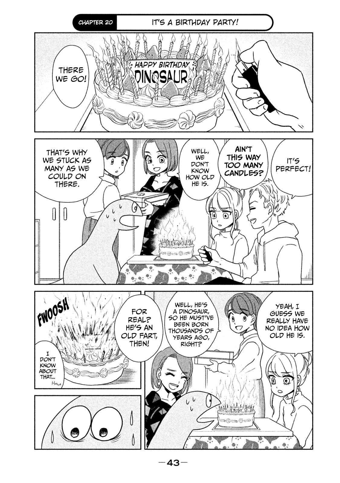 Gyaru And Dinosaur - Vol.2 Chapter 20: It S A Birthday Party!