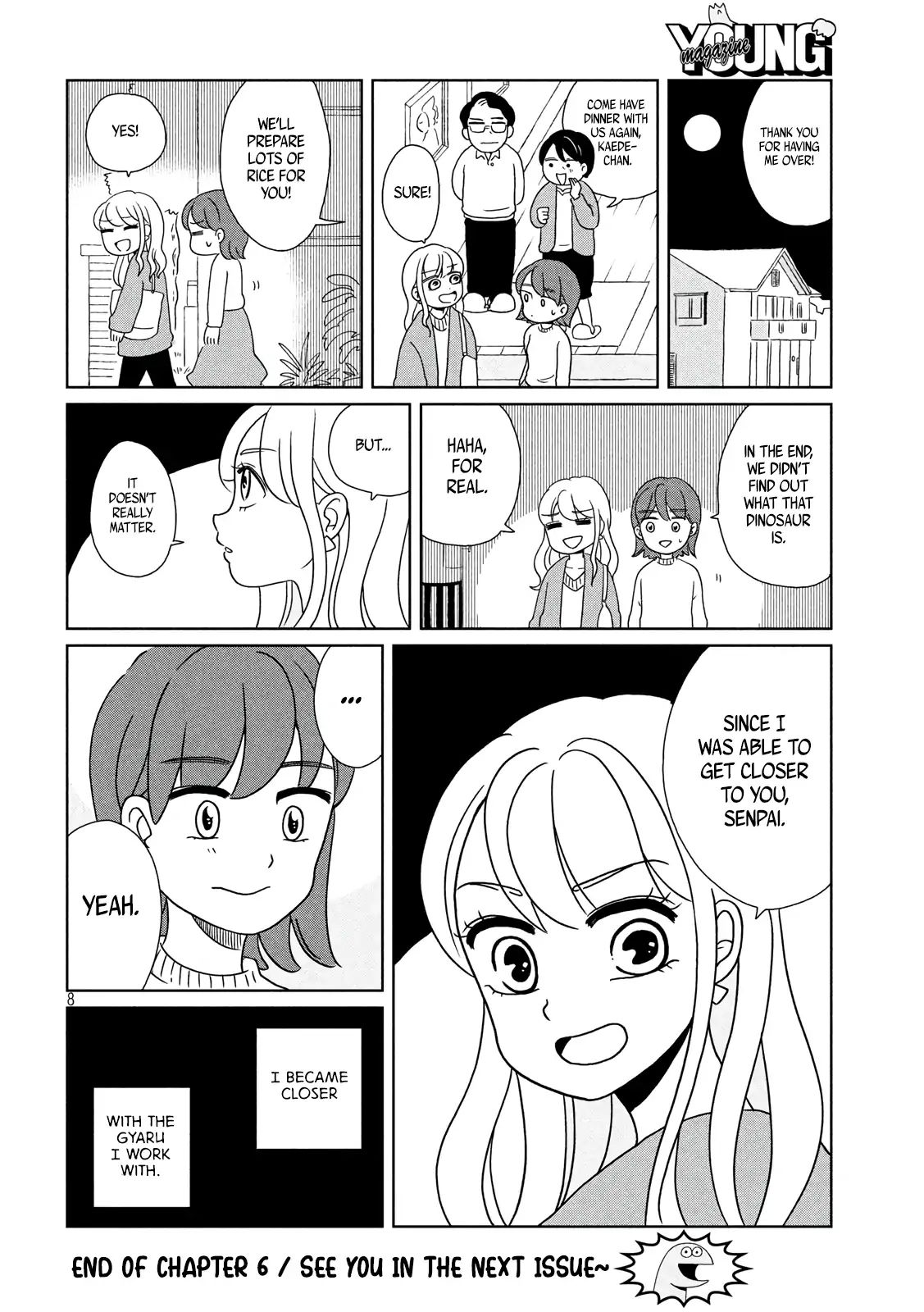 Gyaru And Dinosaur - Vol.1 Chapter 6: Walking Along The Street