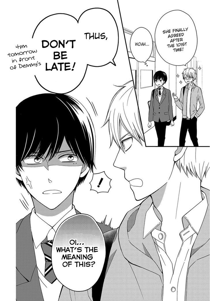 Yankee To Yandere No Karera Ni Wa Tomodachi Ga Inai - Vol.1 Chapter 3 : They, And The Date After School