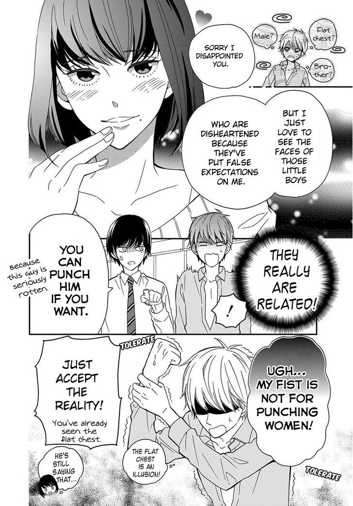 Yankee To Yandere No Karera Ni Wa Tomodachi Ga Inai - Vol.1 Chapter 5 : They, And The First Kiss