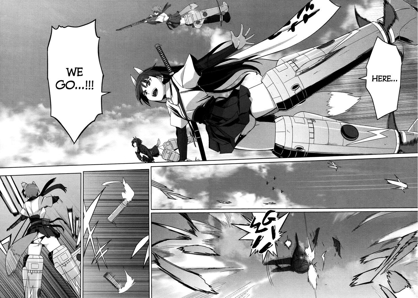 Strike Witches Rei: 1937 Fusou Kaijihen - Vol.1 Chapter 3 : Three Crows Of The Sea Of Fuso