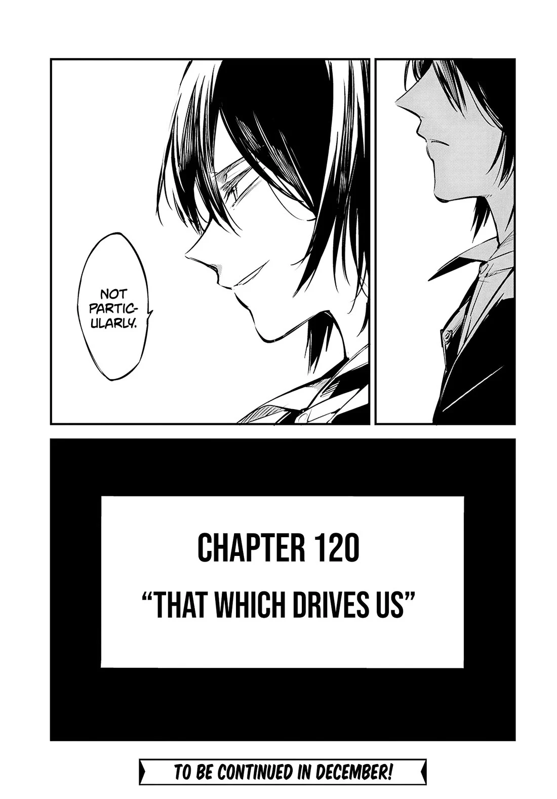 Bungou Stray Dogs - Chapter 120: That Which Drives Us