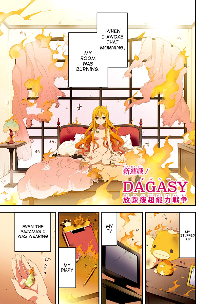 Dagasy - Houkago Chounouryoku Sensou - Chapter 1 : Beautiful Burning Esper