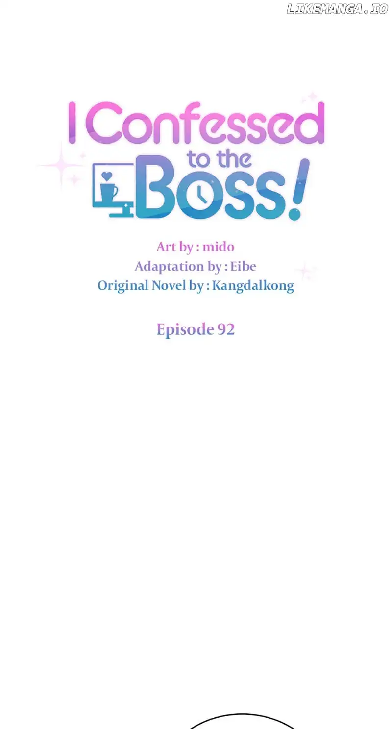 I Confessed To The Boss - Chapter 92