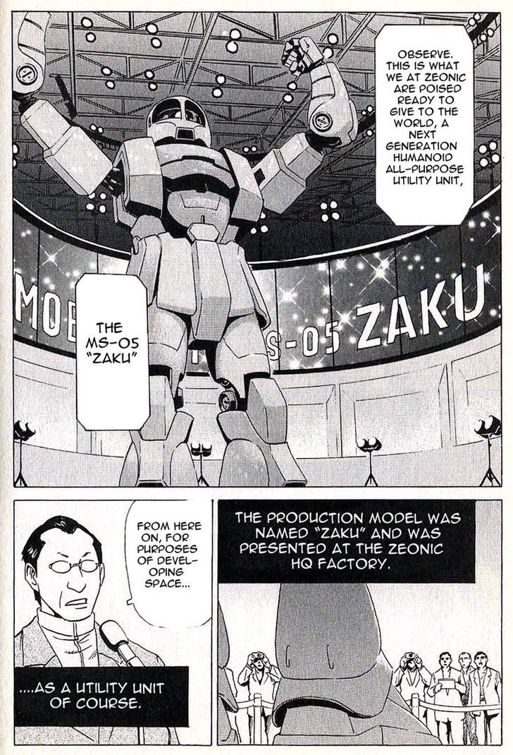 Developers - Mobile Suit Gundam: Before The One Year War - Vol.1 Chapter 11 : Birth! Ms-05 Zaku