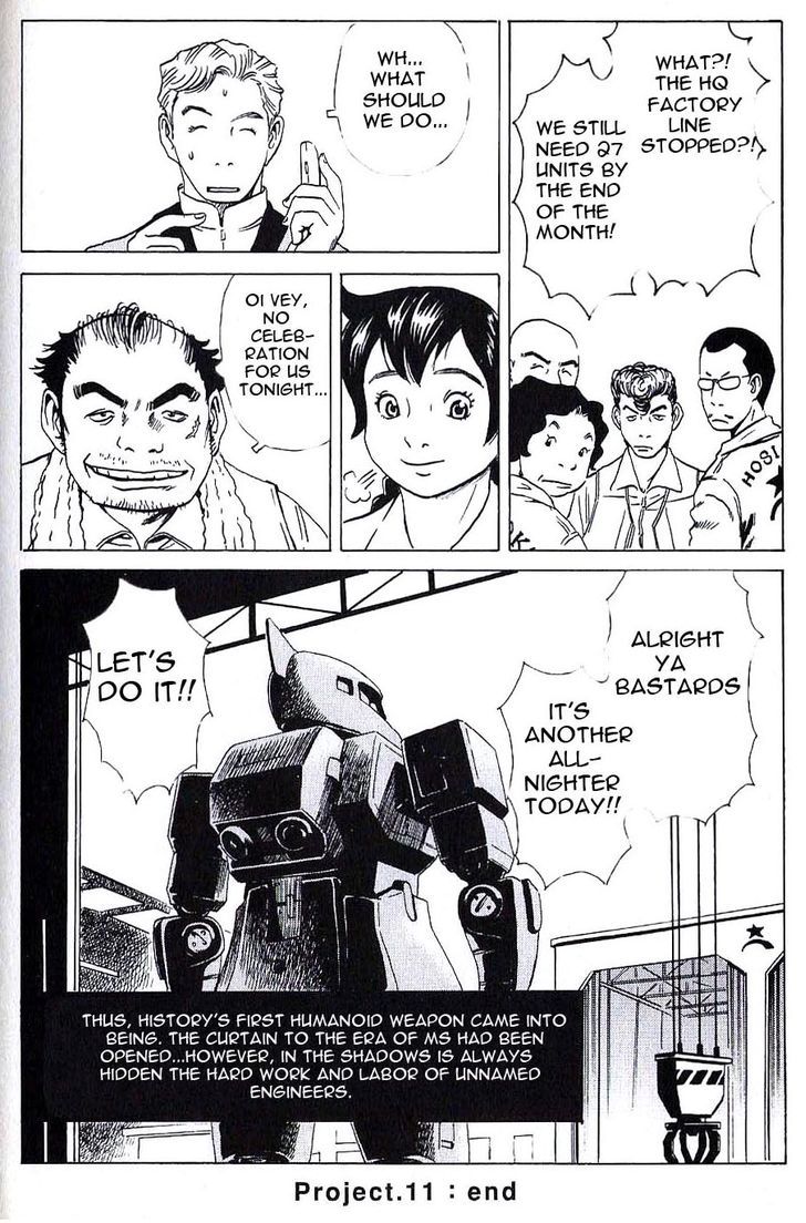 Developers - Mobile Suit Gundam: Before The One Year War - Vol.1 Chapter 11 : Birth! Ms-05 Zaku