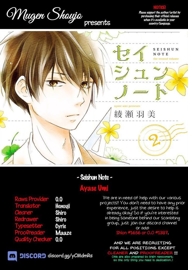 Seishun Note - Vol.2 Chapter 8