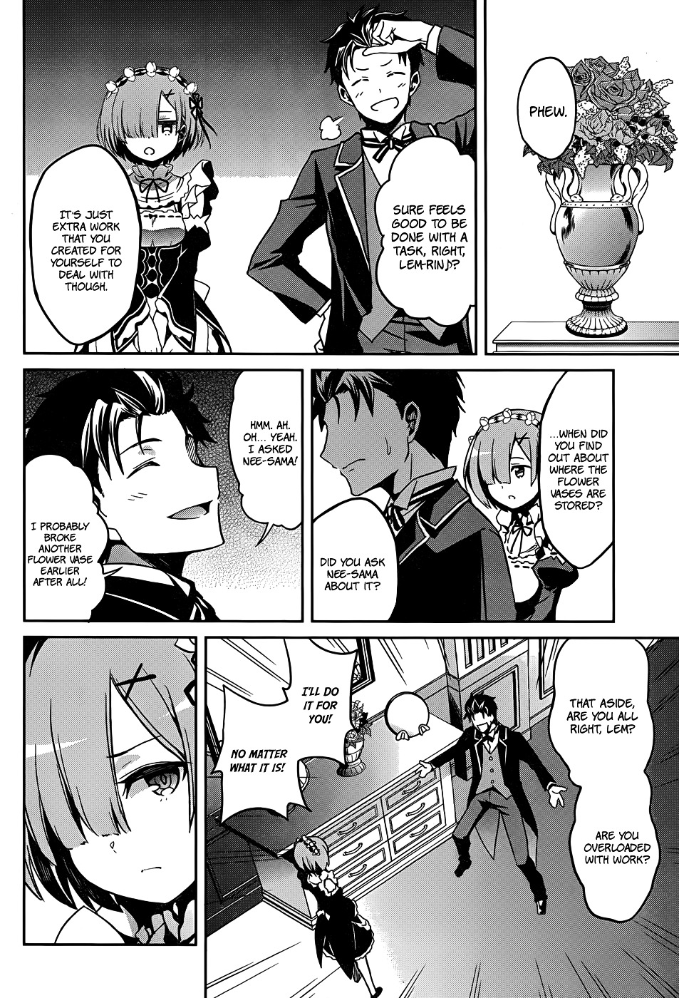 Re:zero Kara Hajimeru Isekai Seikatsu - Dainishou - Yashiki No Shuukan Hen - Chapter 13