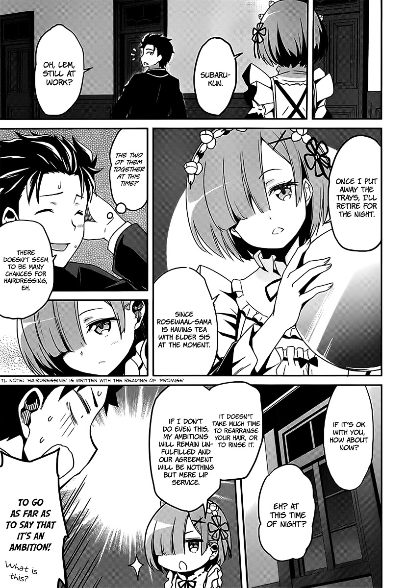 Re:zero Kara Hajimeru Isekai Seikatsu - Dainishou - Yashiki No Shuukan Hen - Chapter 4