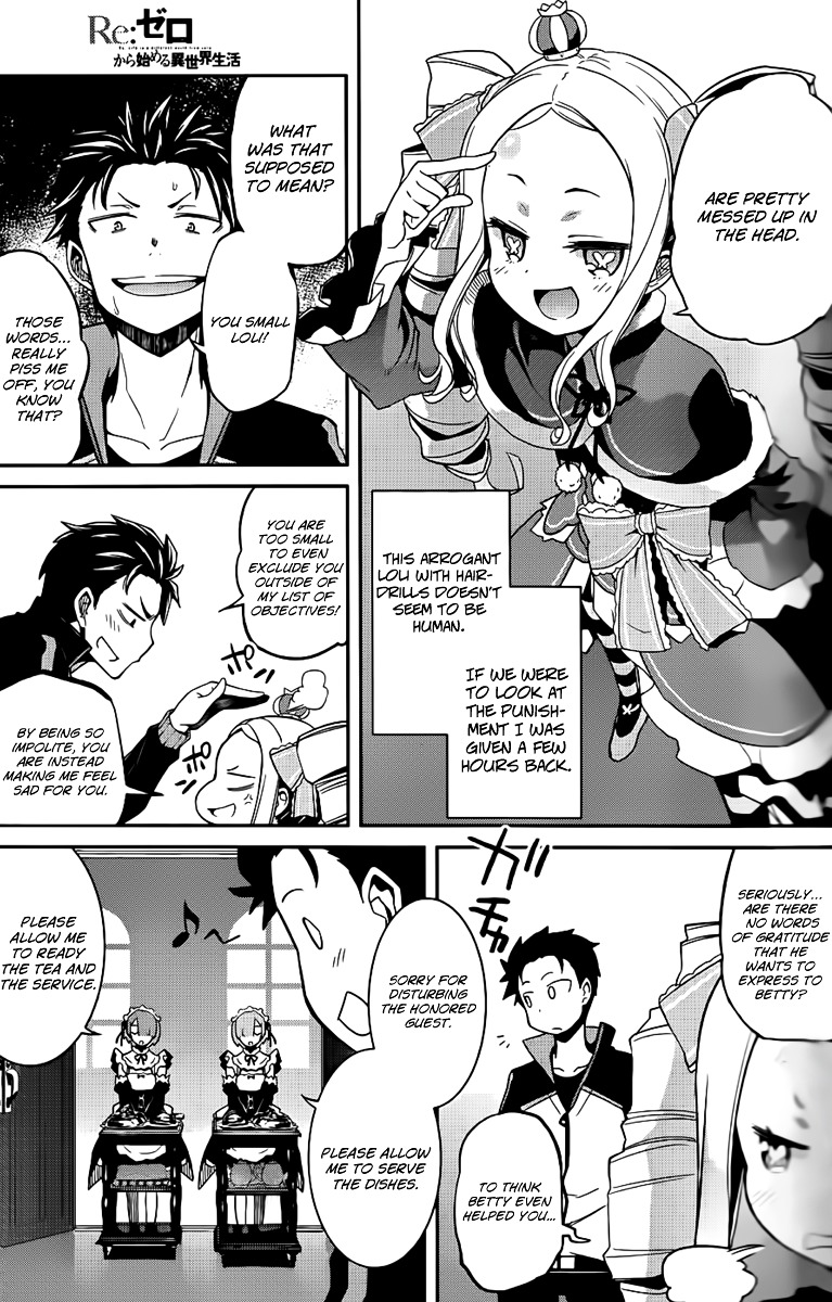 Re:zero Kara Hajimeru Isekai Seikatsu - Dainishou - Yashiki No Shuukan Hen - Chapter 1