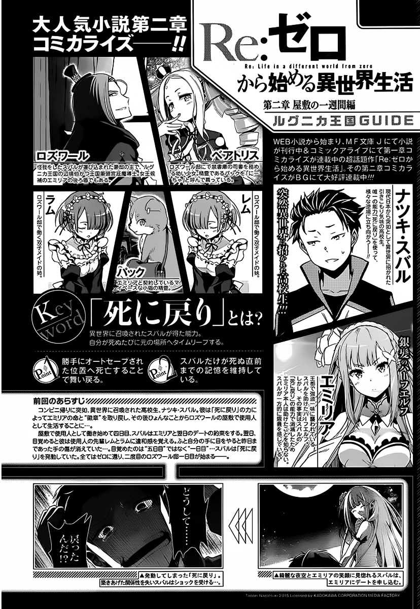 Re:zero Kara Hajimeru Isekai Seikatsu - Dainishou - Yashiki No Shuukan Hen - Chapter 5