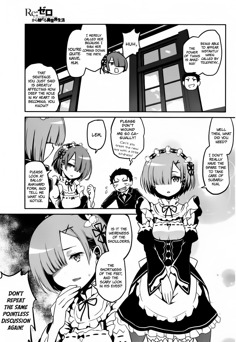 Re:zero Kara Hajimeru Isekai Seikatsu - Dainishou - Yashiki No Shuukan Hen - Chapter 3