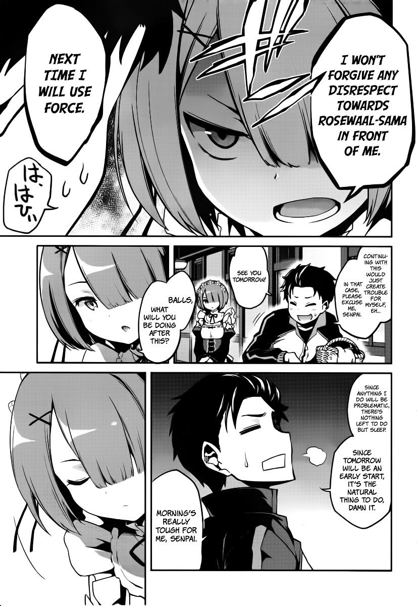 Re:zero Kara Hajimeru Isekai Seikatsu - Dainishou - Yashiki No Shuukan Hen - Chapter 6