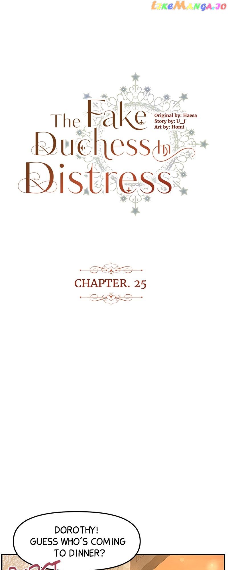 The Fake Duchess In Distresss - Chapter 25