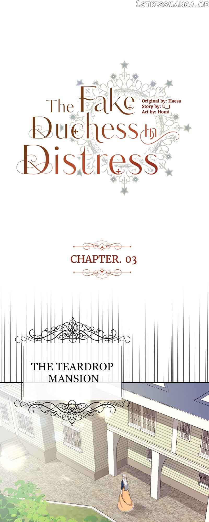 The Fake Duchess In Distresss - Chapter 3