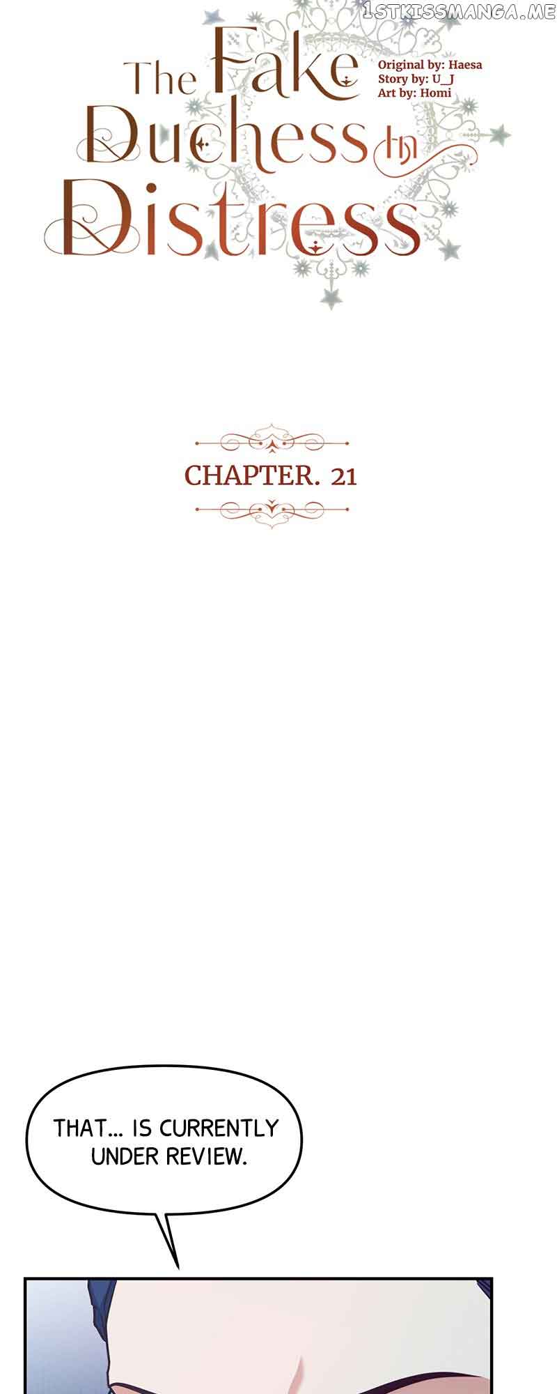 The Fake Duchess In Distresss - Chapter 21