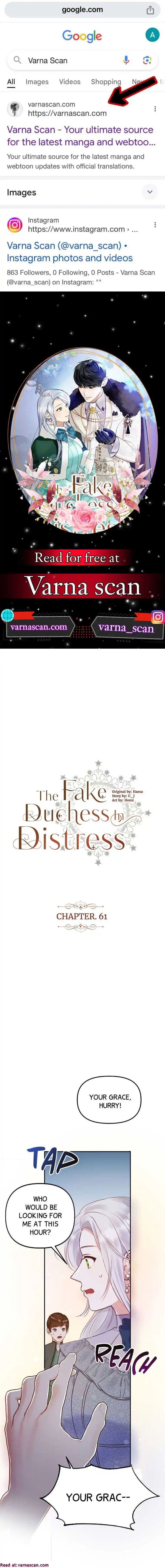 The Fake Duchess In Distresss - Chapter 61