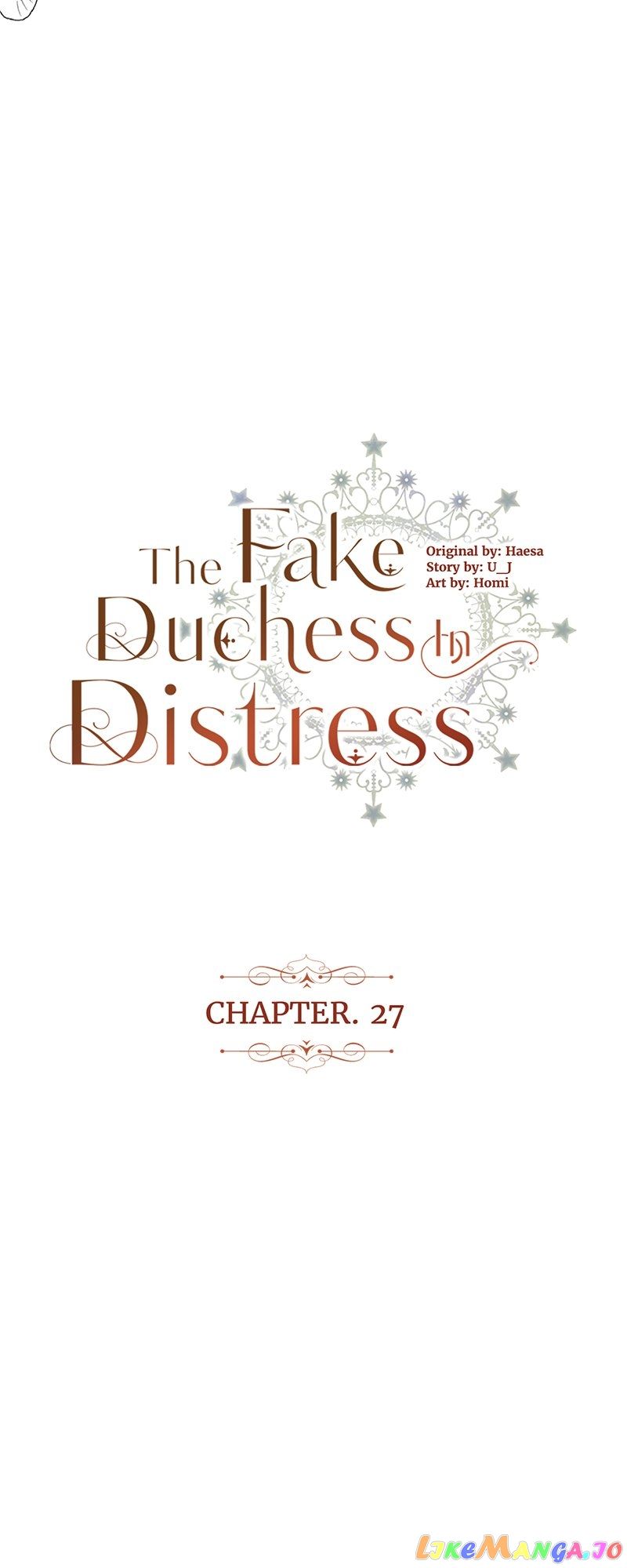 The Fake Duchess In Distresss - Chapter 27