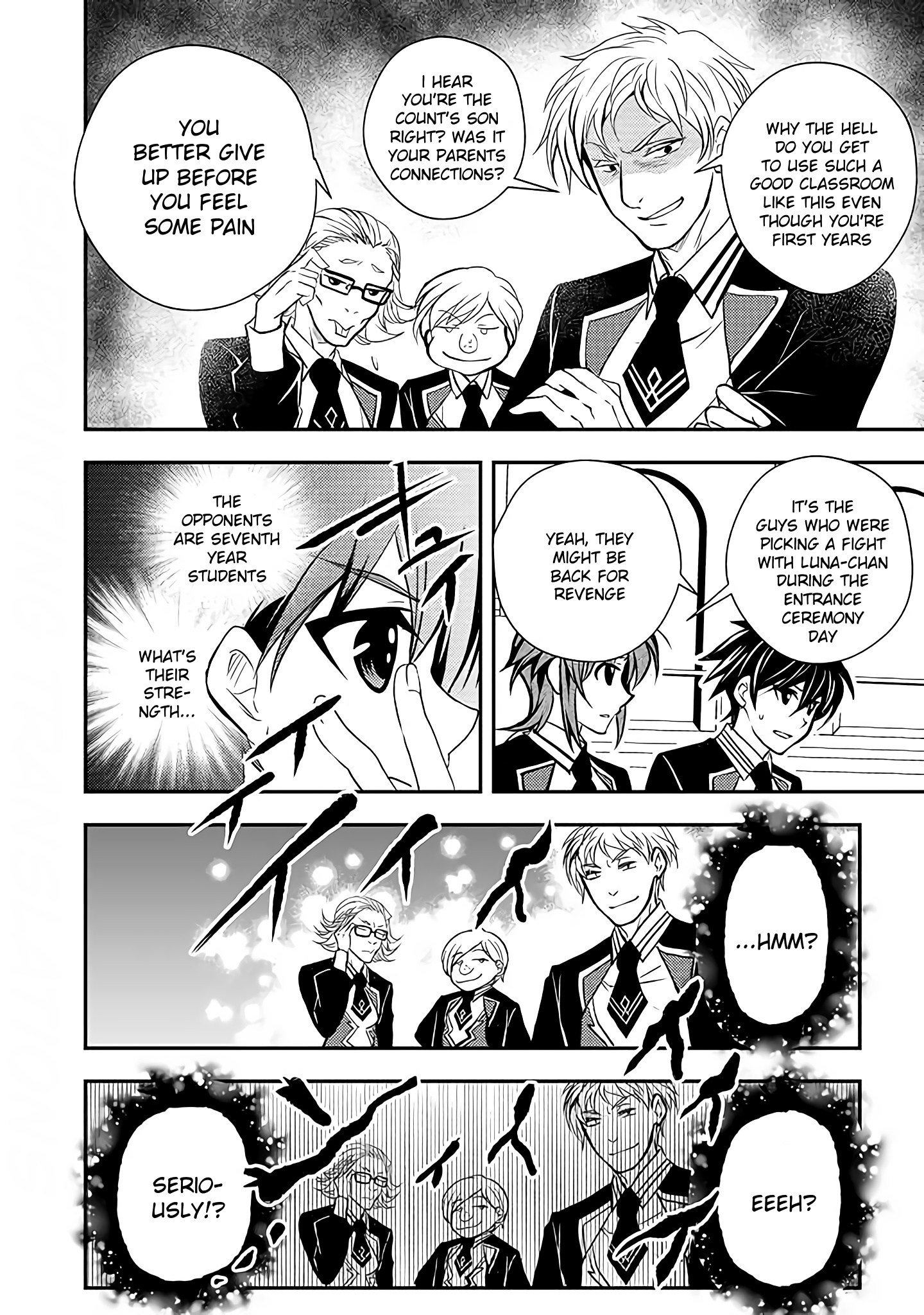 Level 1 No Saikyou Kenja ~Noroi De Sai Kakyuu Mahou Shika Tsukaenaikedo, Kami No Kanchigai De Mugen No Maryoku O Te Ni Ire Saikyou Ni~ - Chapter 12: Our Opponents Were The Guys We Met At The Entrance Ceremony