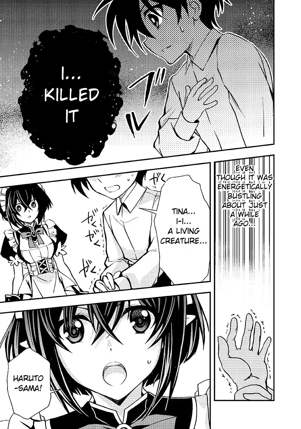 Level 1 No Saikyou Kenja ~Noroi De Sai Kakyuu Mahou Shika Tsukaenaikedo, Kami No Kanchigai De Mugen No Maryoku O Te Ni Ire Saikyou Ni~ - Chapter 3: My First Kill Was A Small Monster