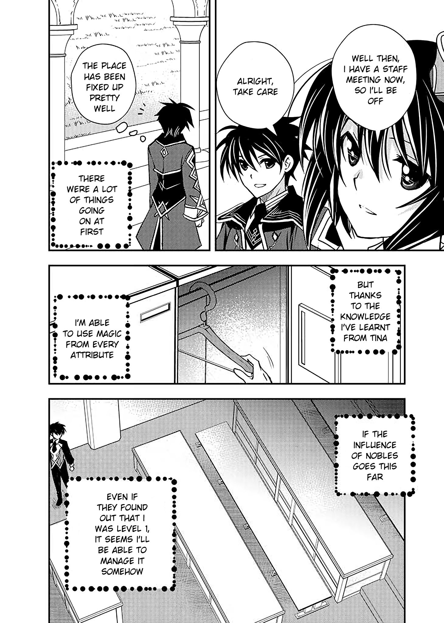 Level 1 No Saikyou Kenja ~Noroi De Sai Kakyuu Mahou Shika Tsukaenaikedo, Kami No Kanchigai De Mugen No Maryoku O Te Ni Ire Saikyou Ni~ - Chapter 9: My Classmate Signed Me Into A Contract