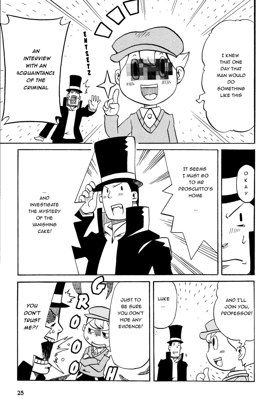 Layton Kyouju To Yukai Na Jiken - Chapter 2 : Professor Layton And The Vanishing Cake