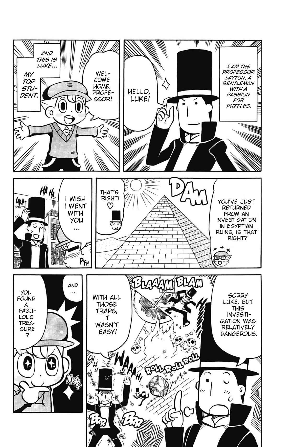 Layton Kyouju To Yukai Na Jiken - Vol.2 Chapter 6: Professor Layton And The Magic Lamp