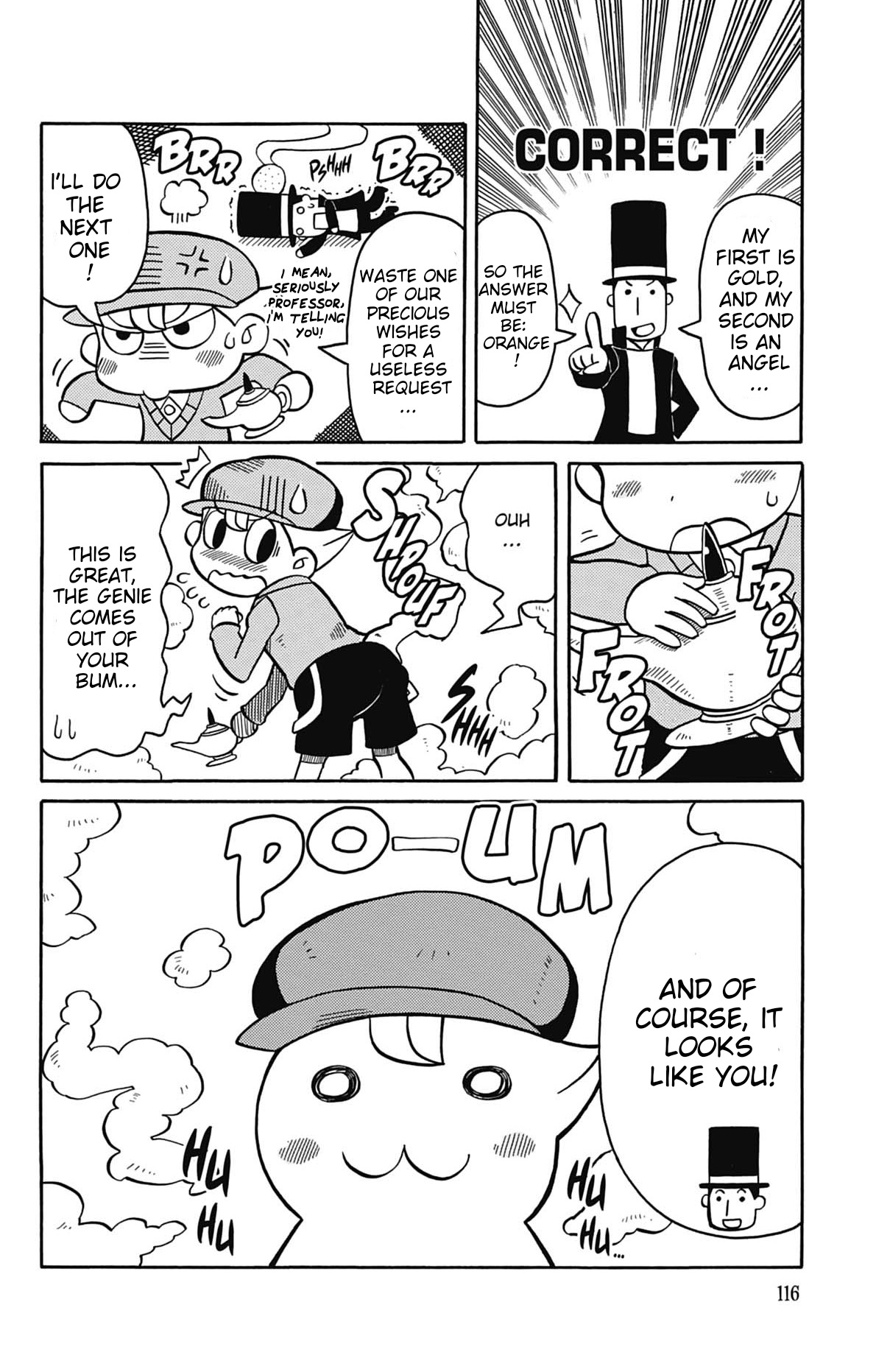 Layton Kyouju To Yukai Na Jiken - Vol.2 Chapter 6: Professor Layton And The Magic Lamp