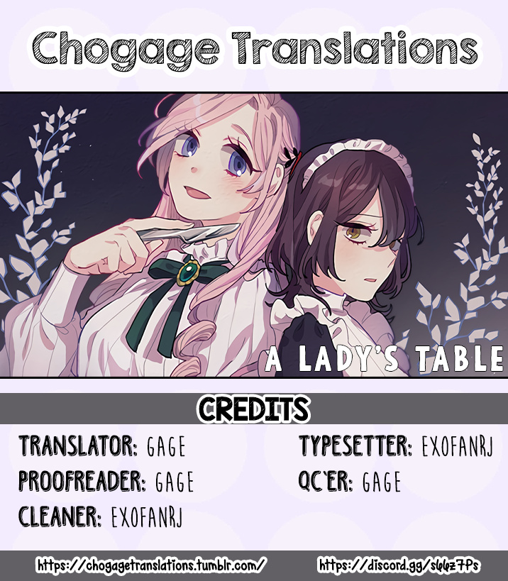 A Lady's Table - Chapter 2