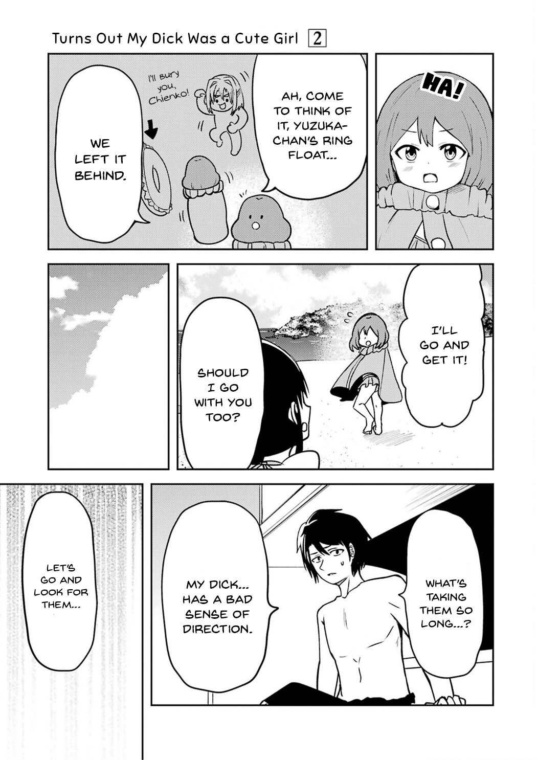 Turns Out My Dick Was A Cute Girl - Vol.2 Chapter 23: My Dick And The Sea 1