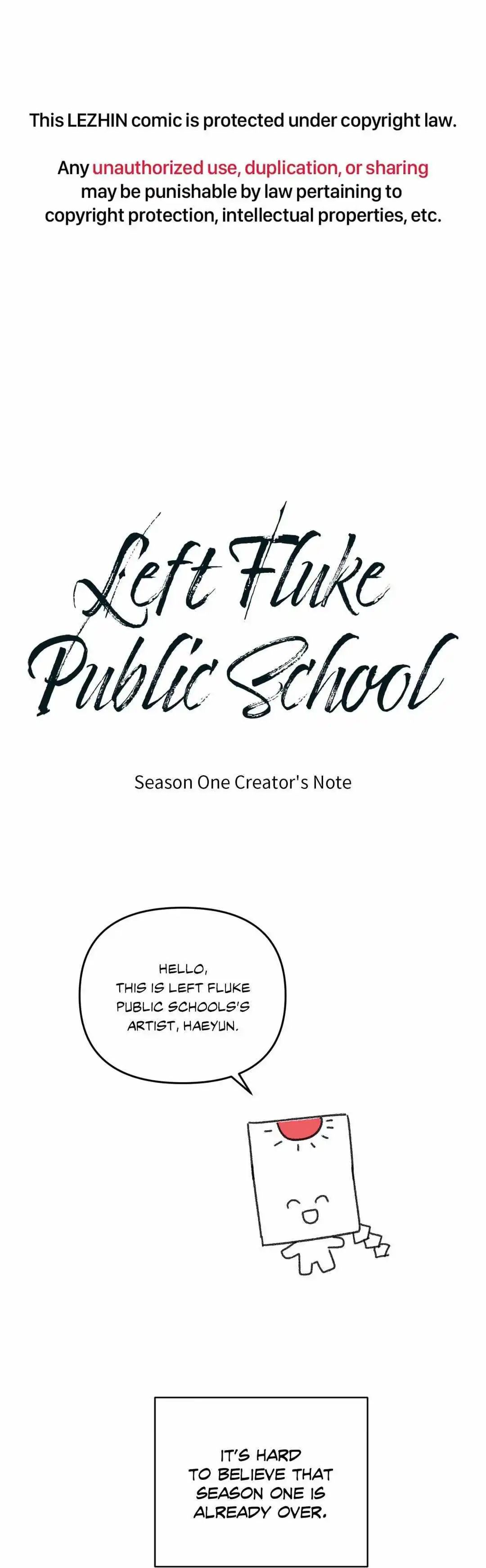 Left Fluke Public School - Chapter 25.5