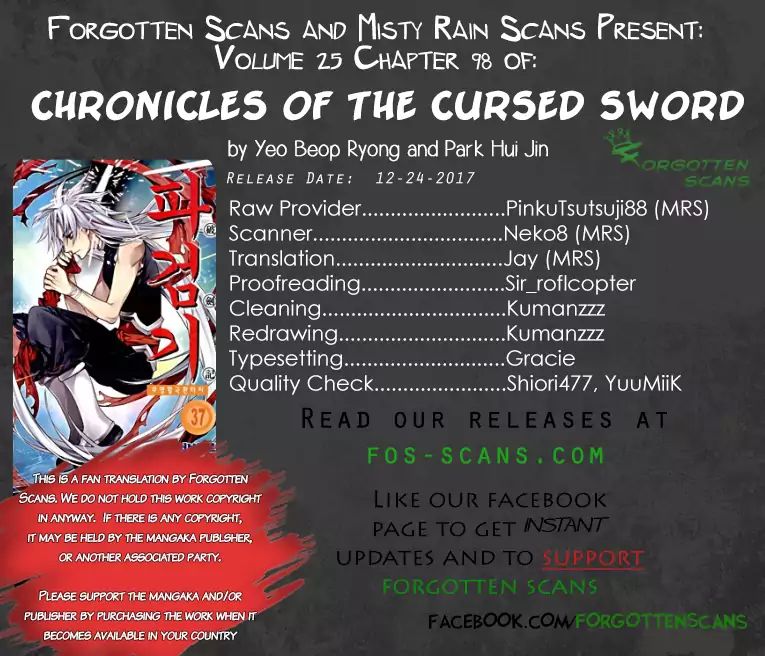 Chronicles Of The Cursed Sword - Vol.26 Chapter 98: Womb