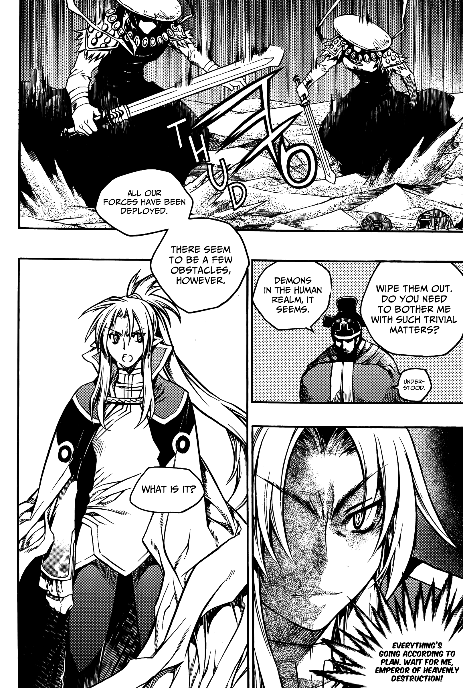 Chronicles Of The Cursed Sword - Vol.25 Chapter 96: Heavenly Descent