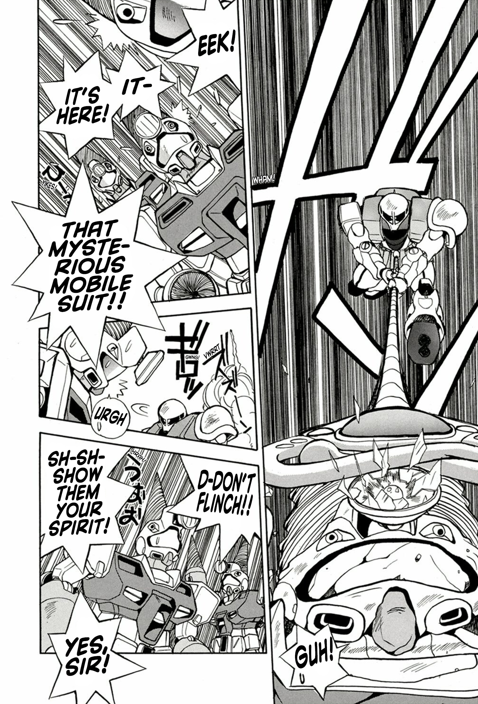 Magical Ensign Blaster Mari - Vol.1 Chapter 2: Don't Lose, Ban! You're A Little Zeon Fighter!!