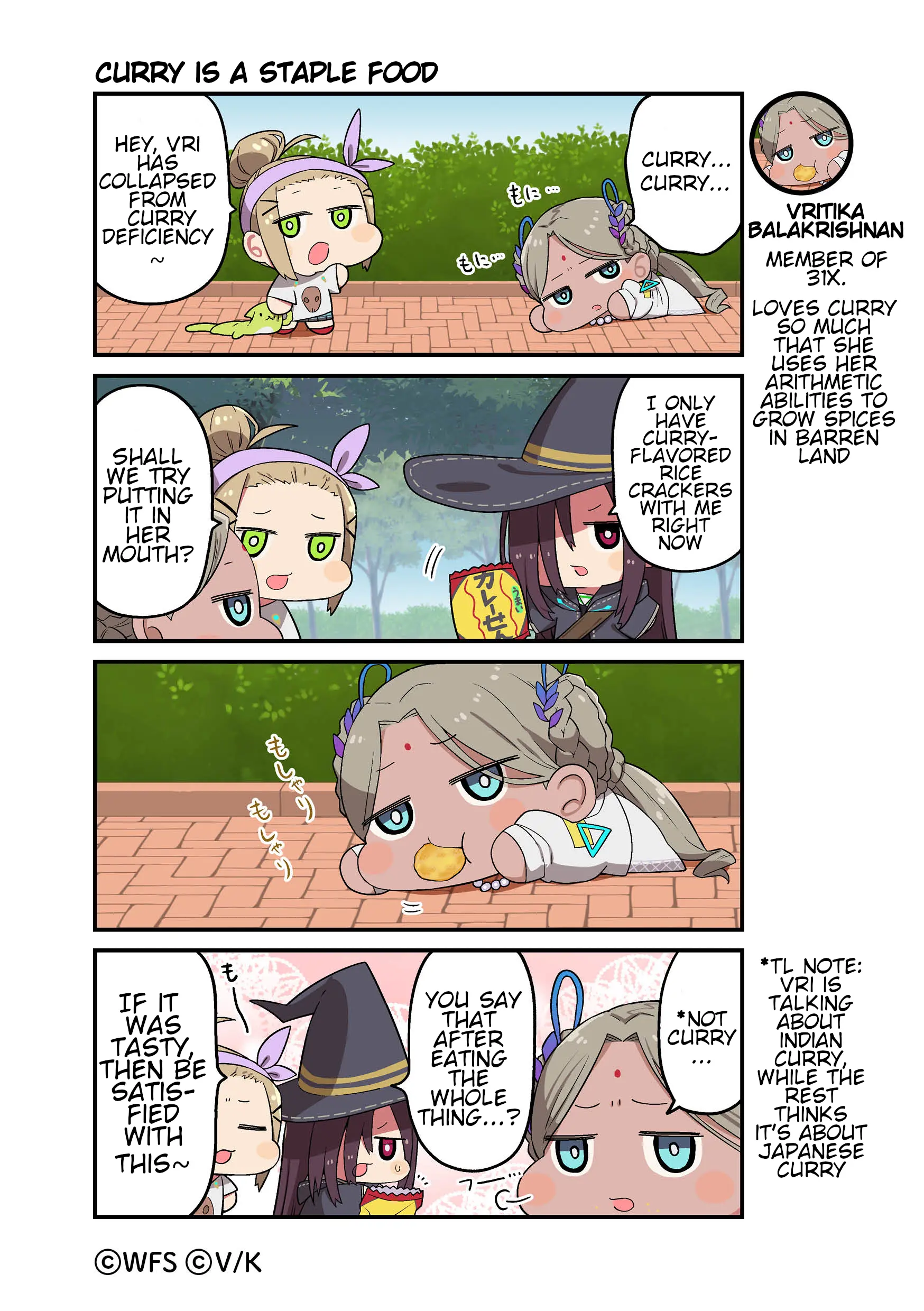 Heaven Burns Red Official 4-Koma - Chapter 37: Curry Is A Staple Food