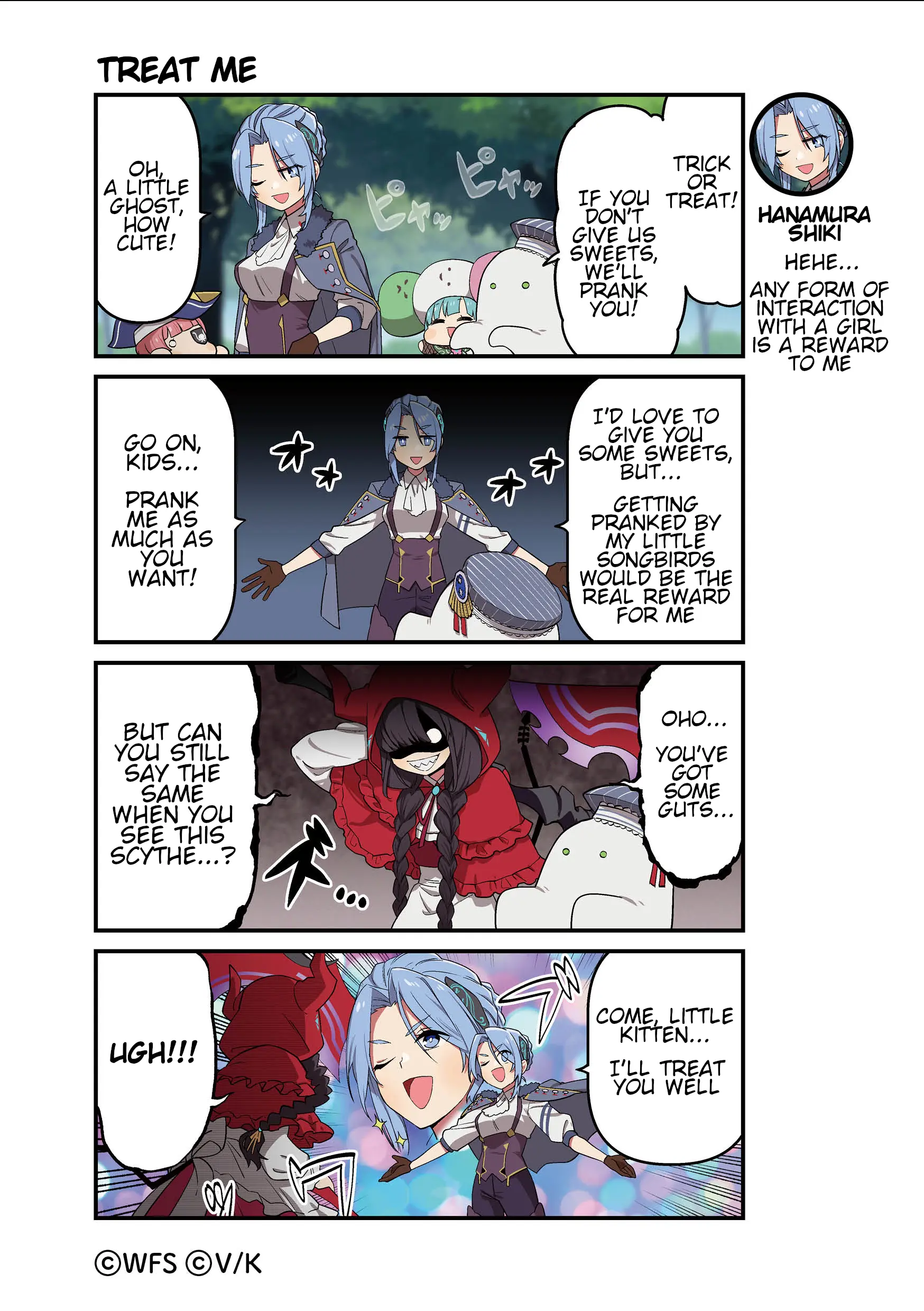 Heaven Burns Red Official 4-Koma - Chapter 129: Treat Me