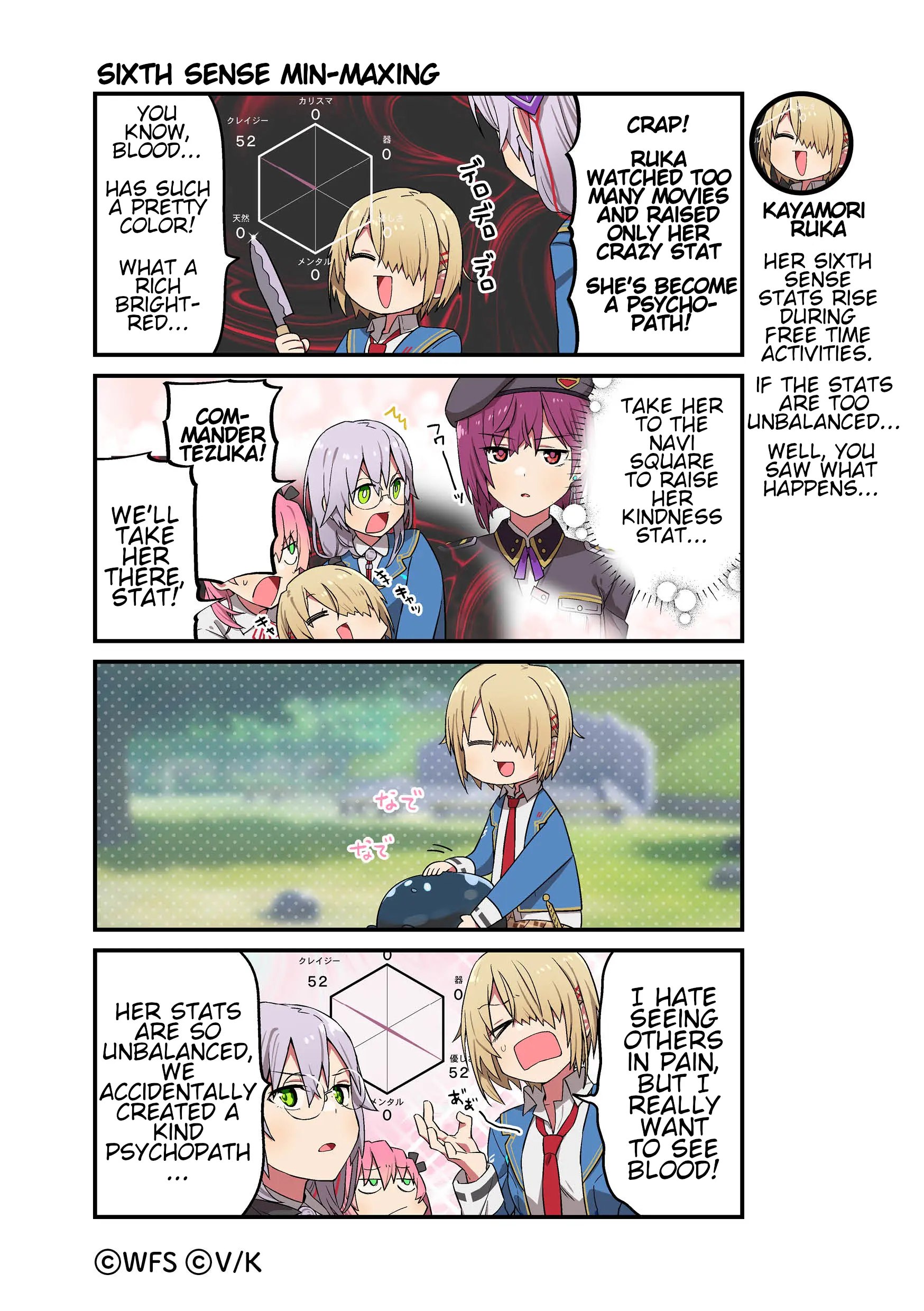 Heaven Burns Red Official 4-Koma - Chapter 68: Sixth Sense Min-Maxing