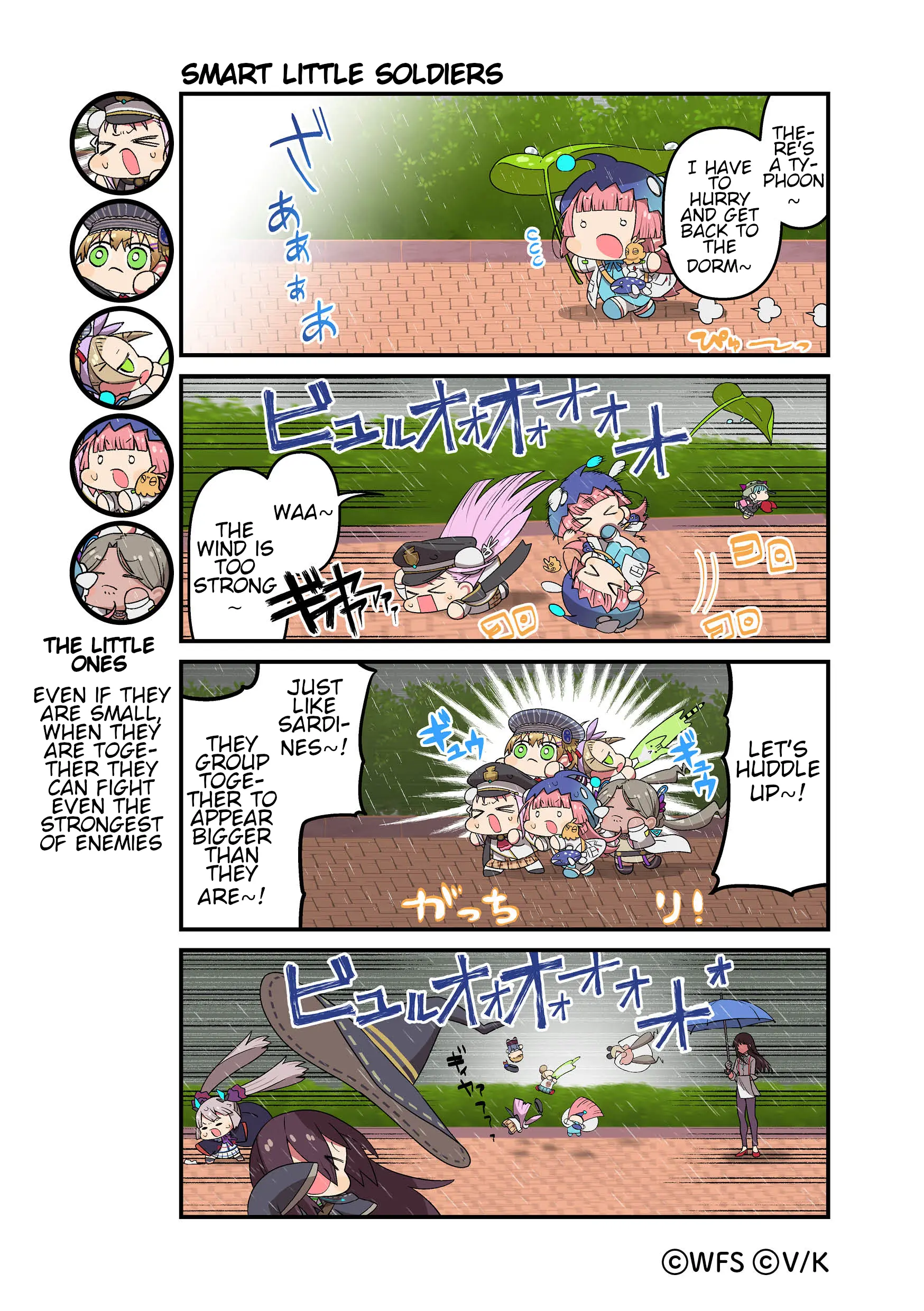 Heaven Burns Red Official 4-Koma - Chapter 103: Smart Little Soldiers