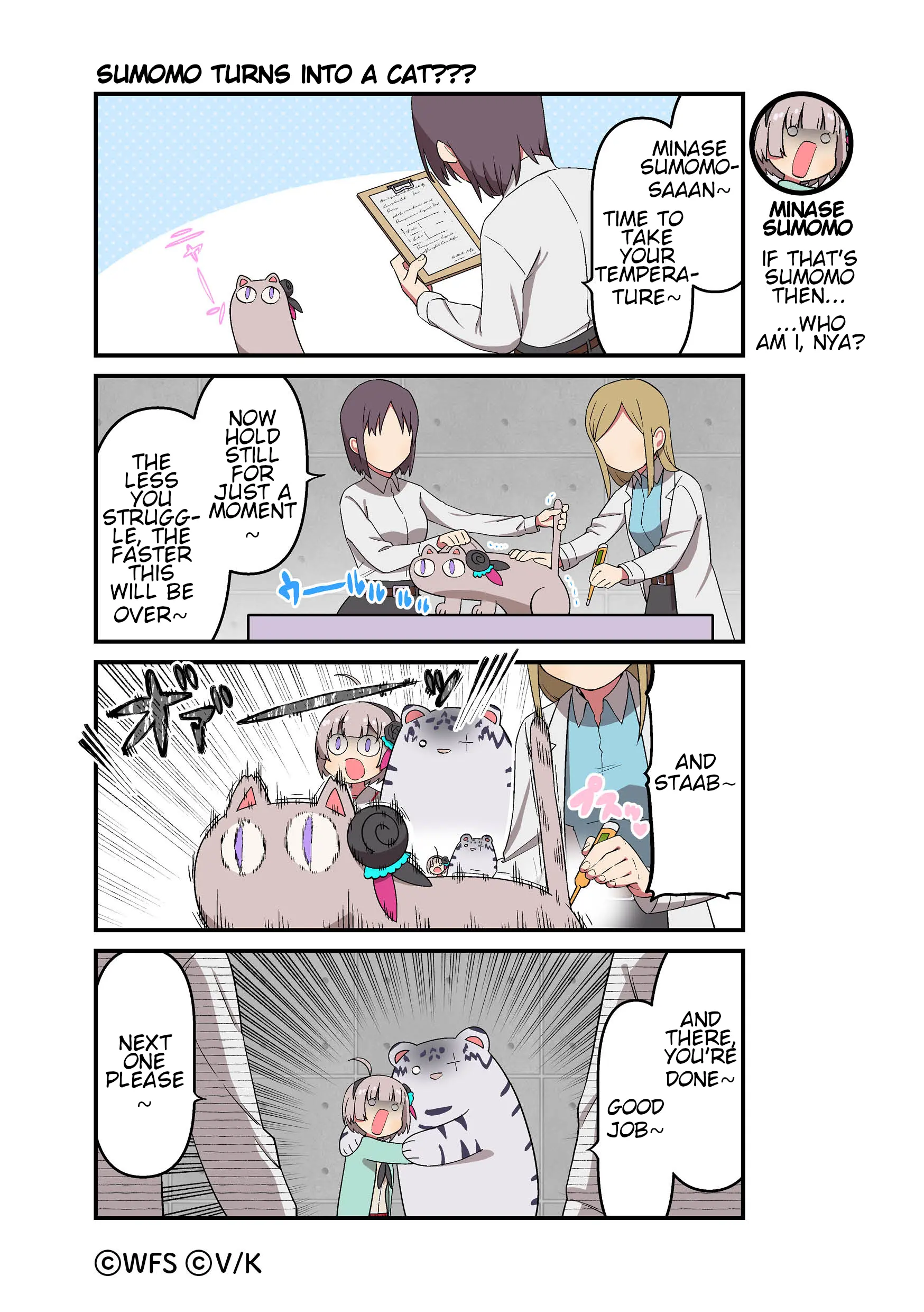 Heaven Burns Red Official 4-Koma - Chapter 113: Sumomo Turns Into A Cat???