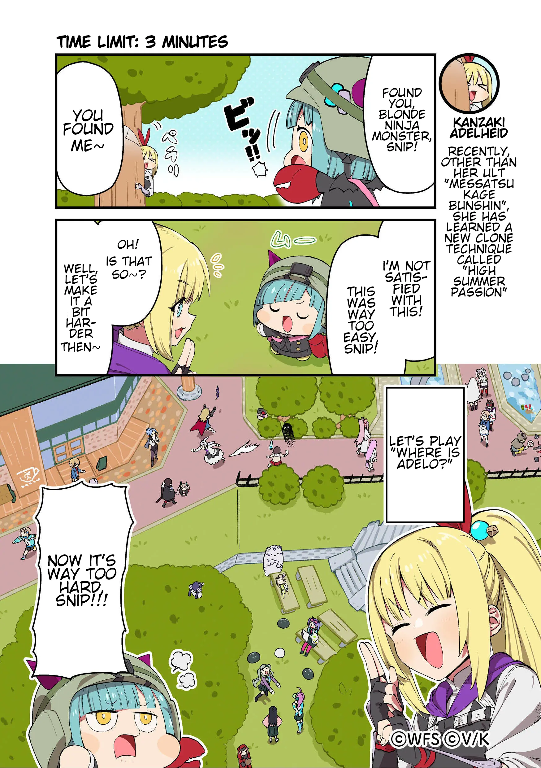 Heaven Burns Red Official 4-Koma - Chapter 127: Time Limit: 3 Minutes