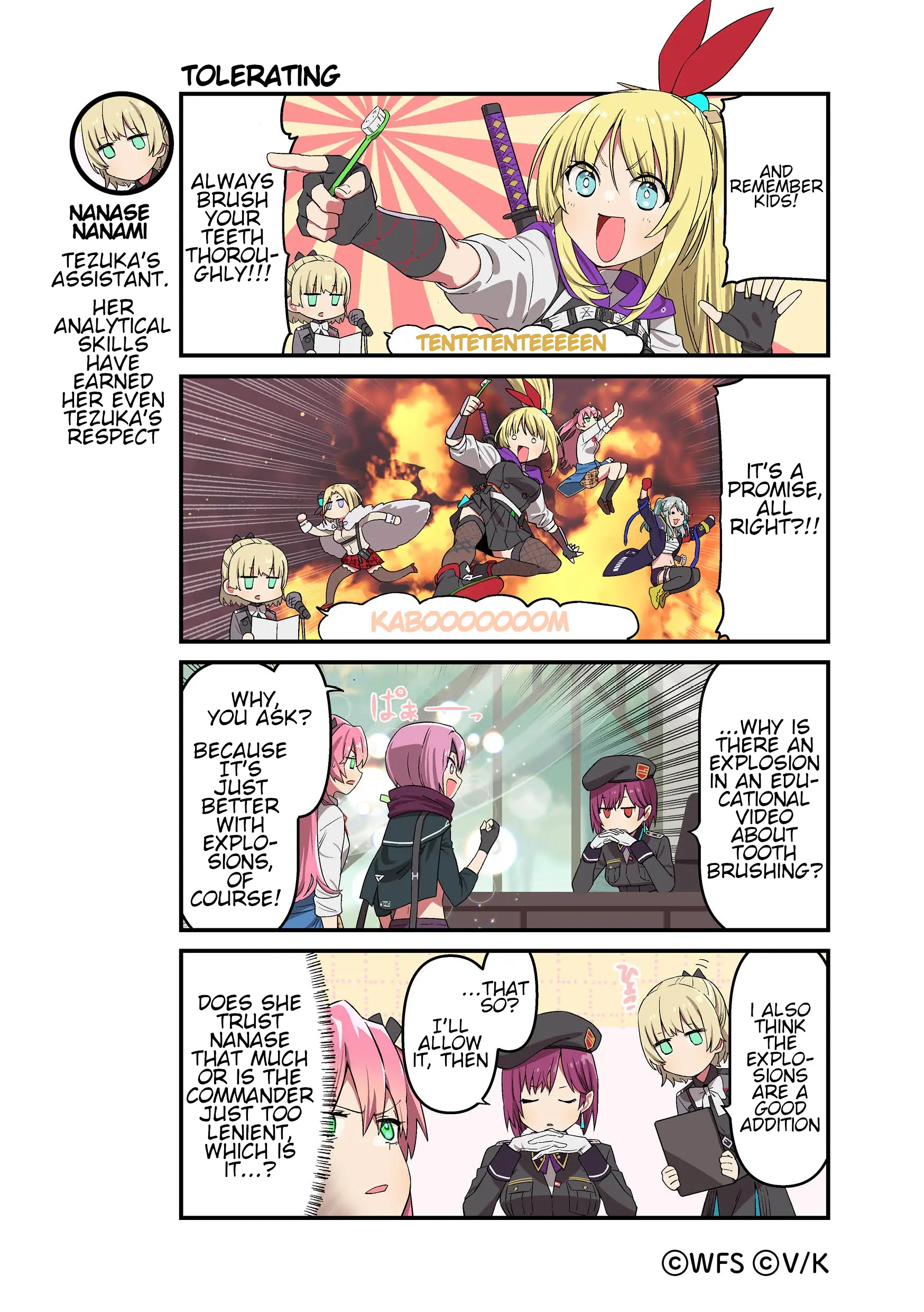 Heaven Burns Red Official 4-Koma - Chapter 90: Tolerating