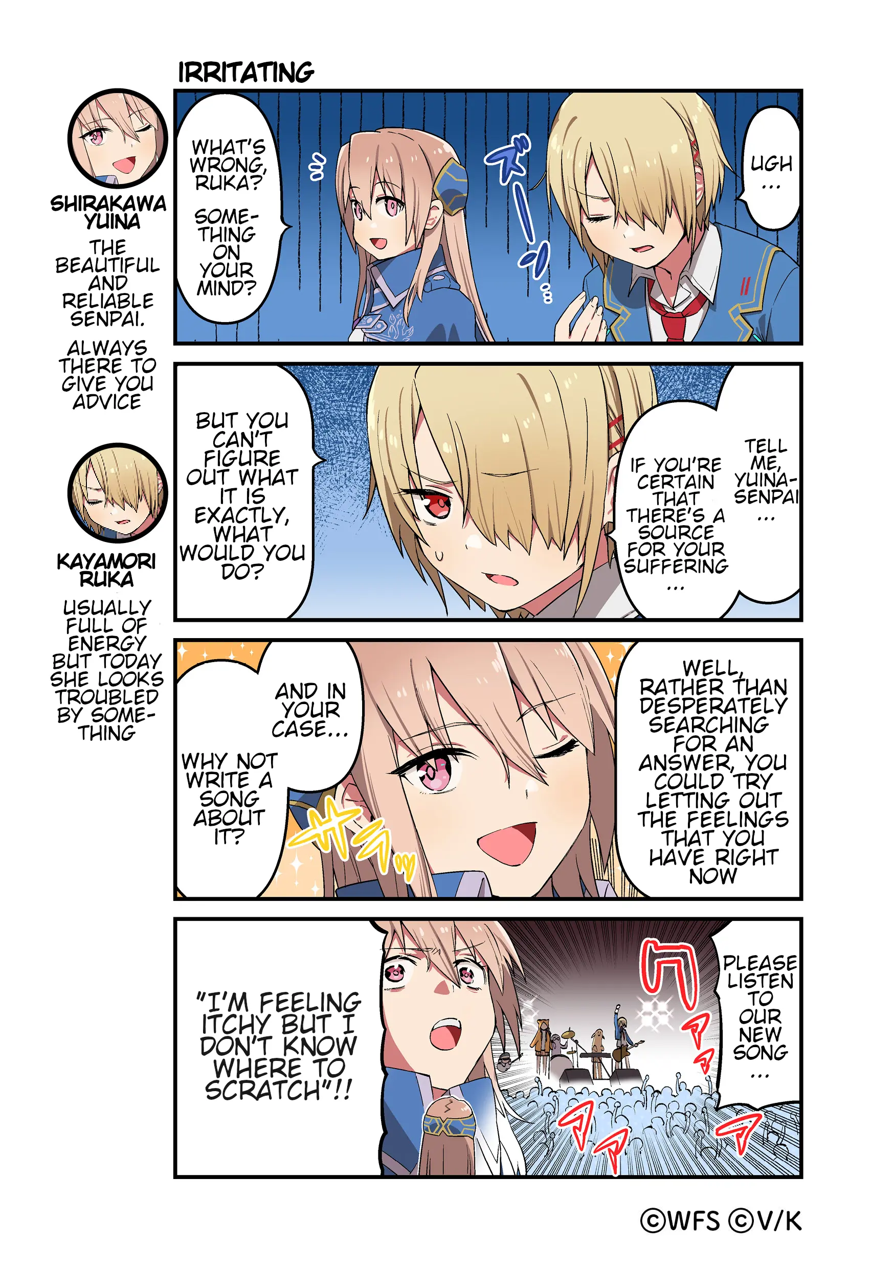 Heaven Burns Red Official 4-Koma - Chapter 106: Irritating