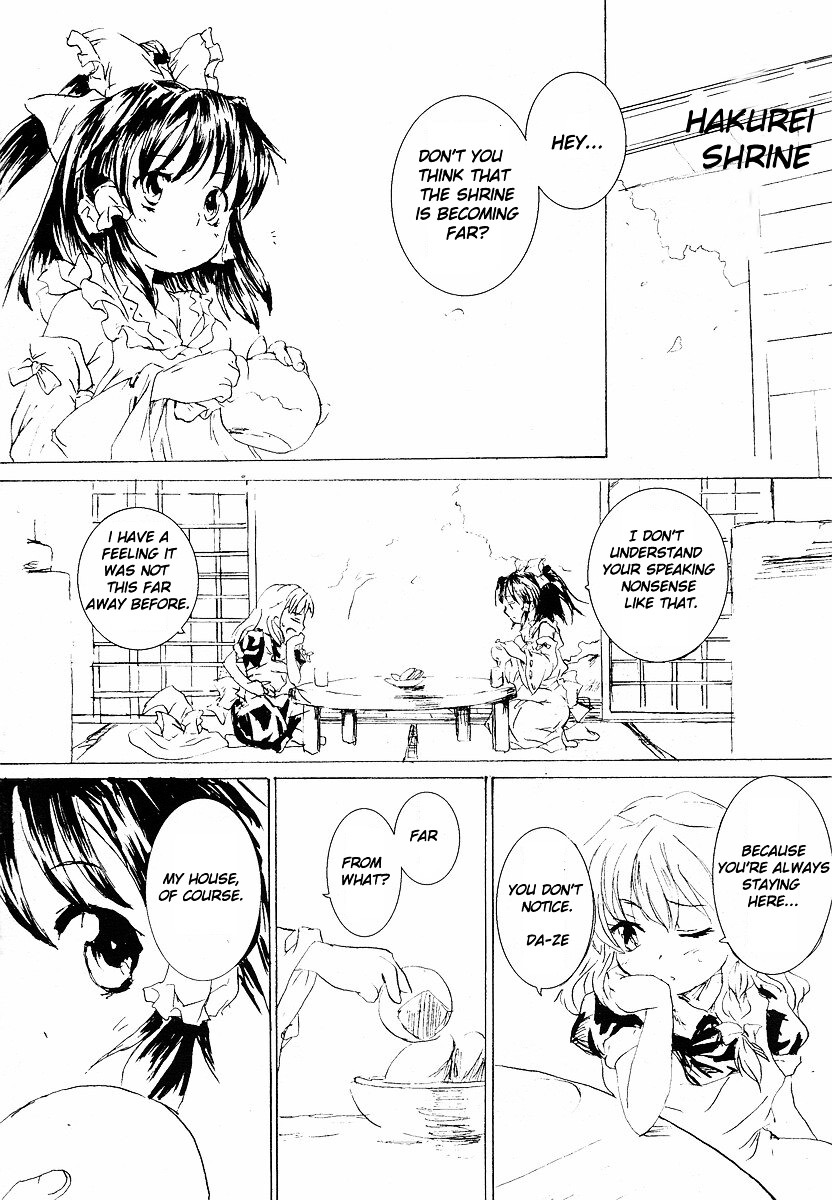 Touhou Sangetsusei ~ Eastern And Little Nature Deity - Vol.1 Chapter 0