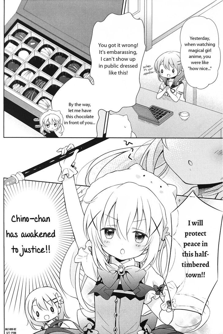 Gochuumon Wa Usagi Desu Ka? Anthology Comic - Vol.2 Chapter 16 : Half-Timbered Town's Ally Of Justice [By: Hanzawa Kaori]