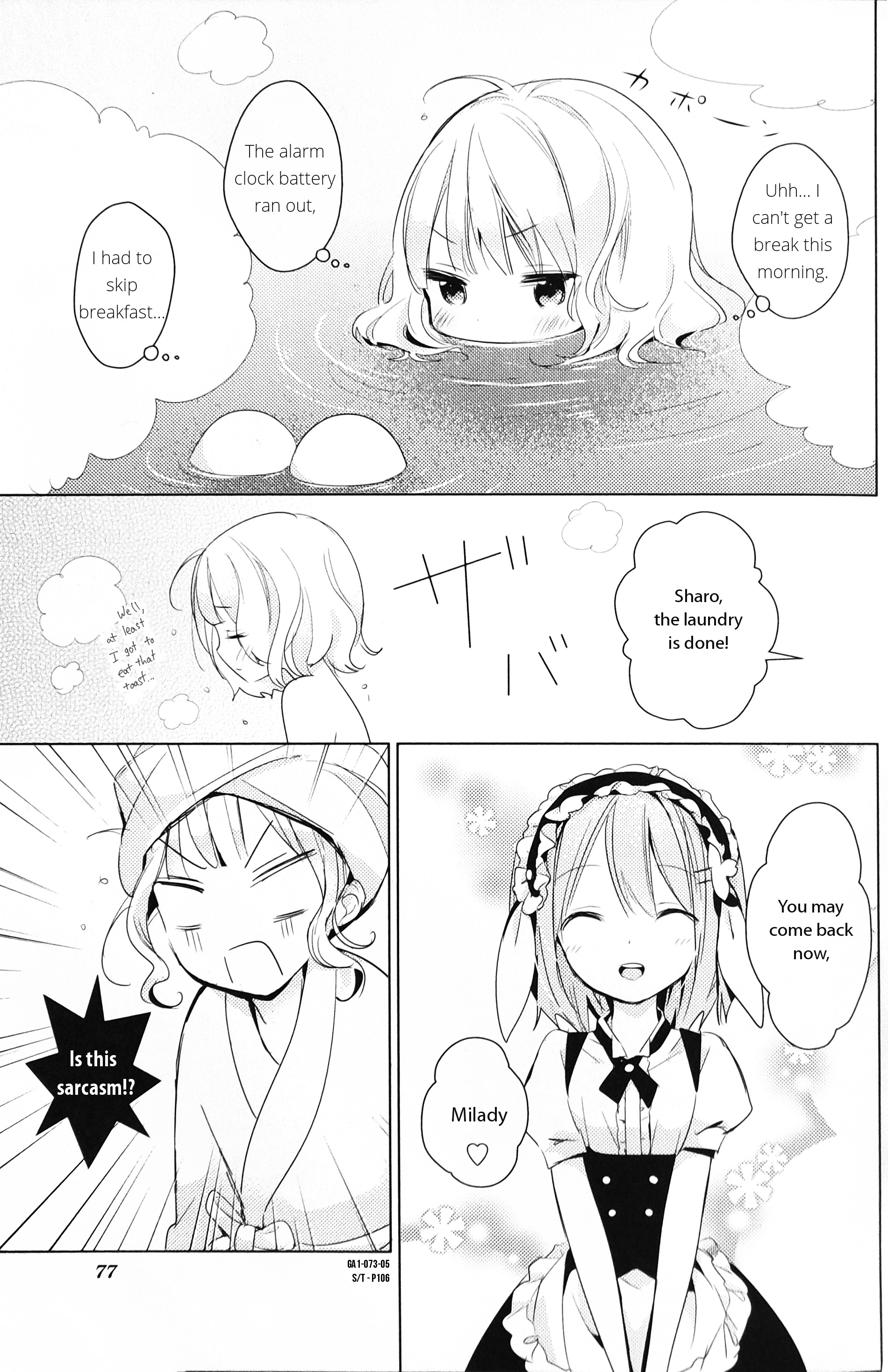 Gochuumon Wa Usagi Desu Ka? Anthology Comic - Vol.1 Chapter 10 : Reason For Being Late [By: Horiizumi Inco]